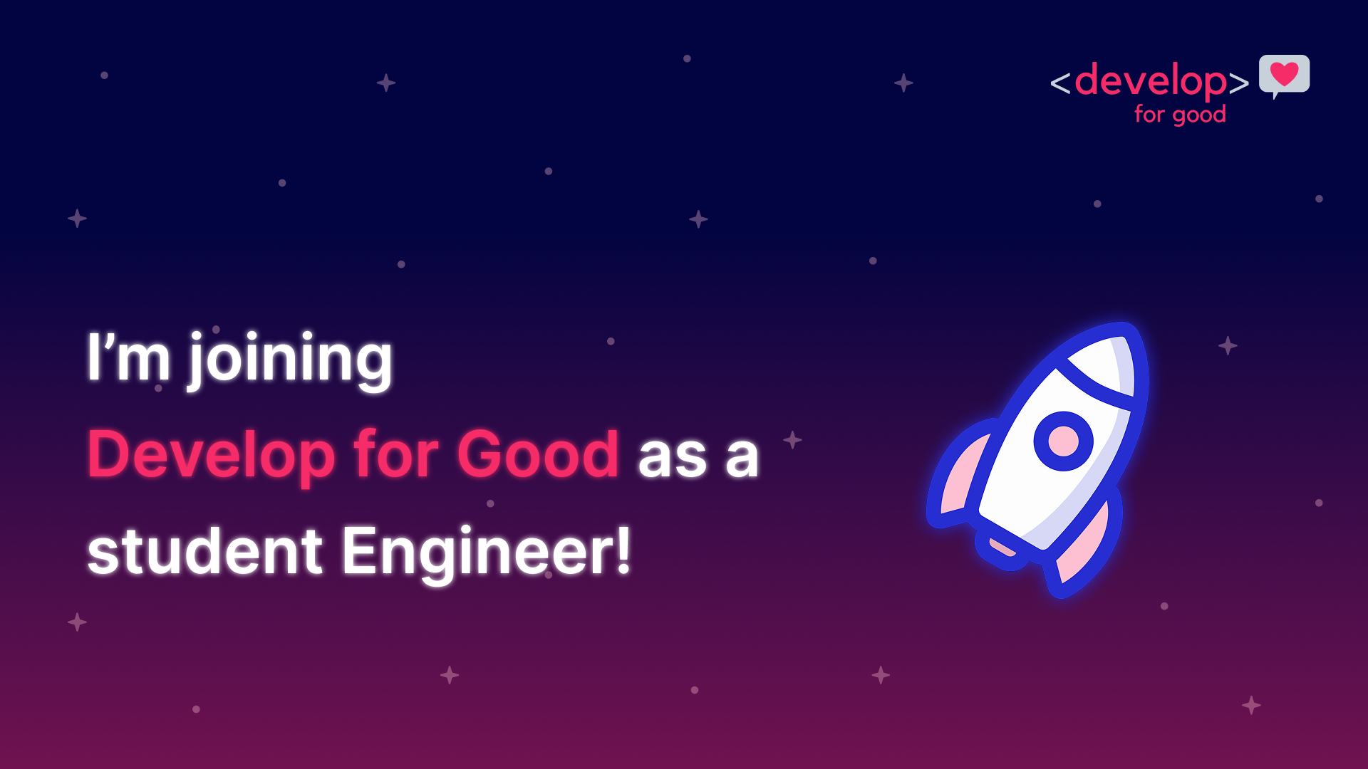 Develop for Good Experience