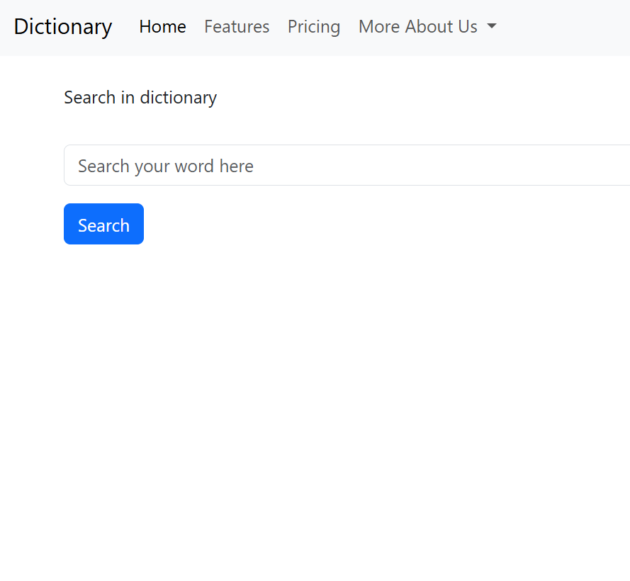 Dictionary Site